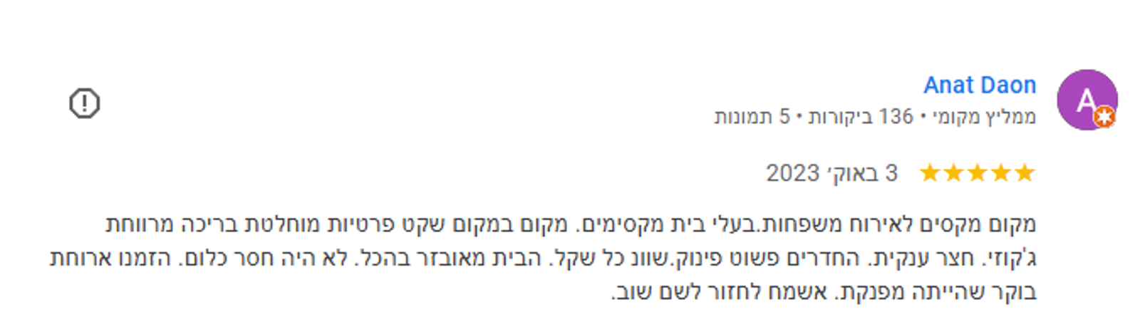 צילום הביקורת המקורית של Anat Daon על רון בגליל